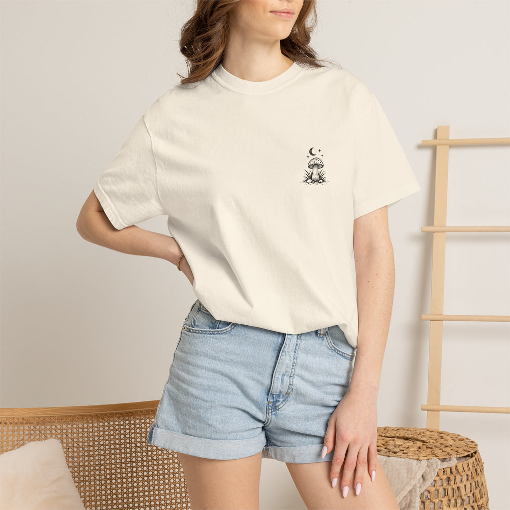 T-Shirt — "Out Here Minding My Business" Mushroom Graphic Tee