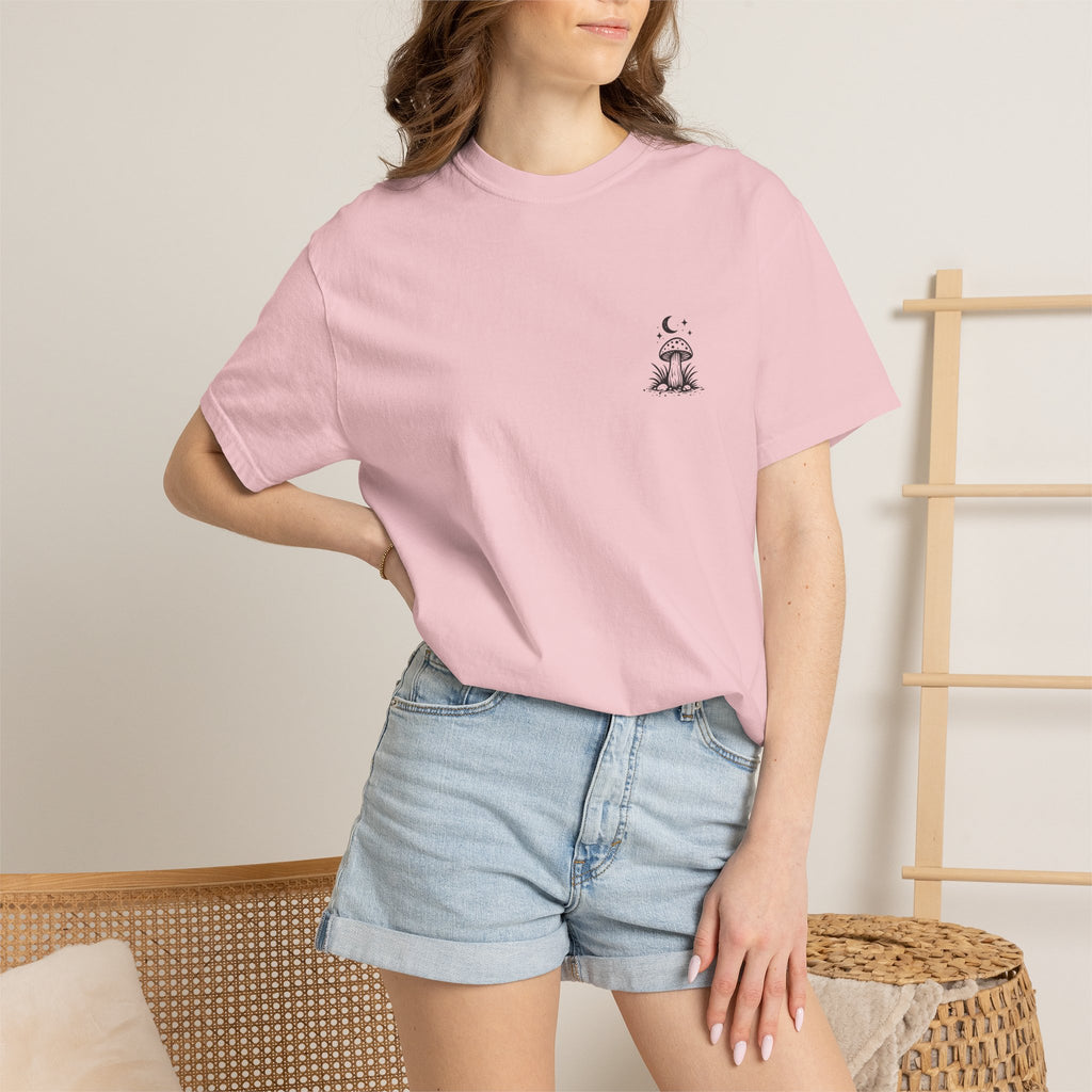 T-Shirt — "Out Here Minding My Business" Mushroom Graphic Tee