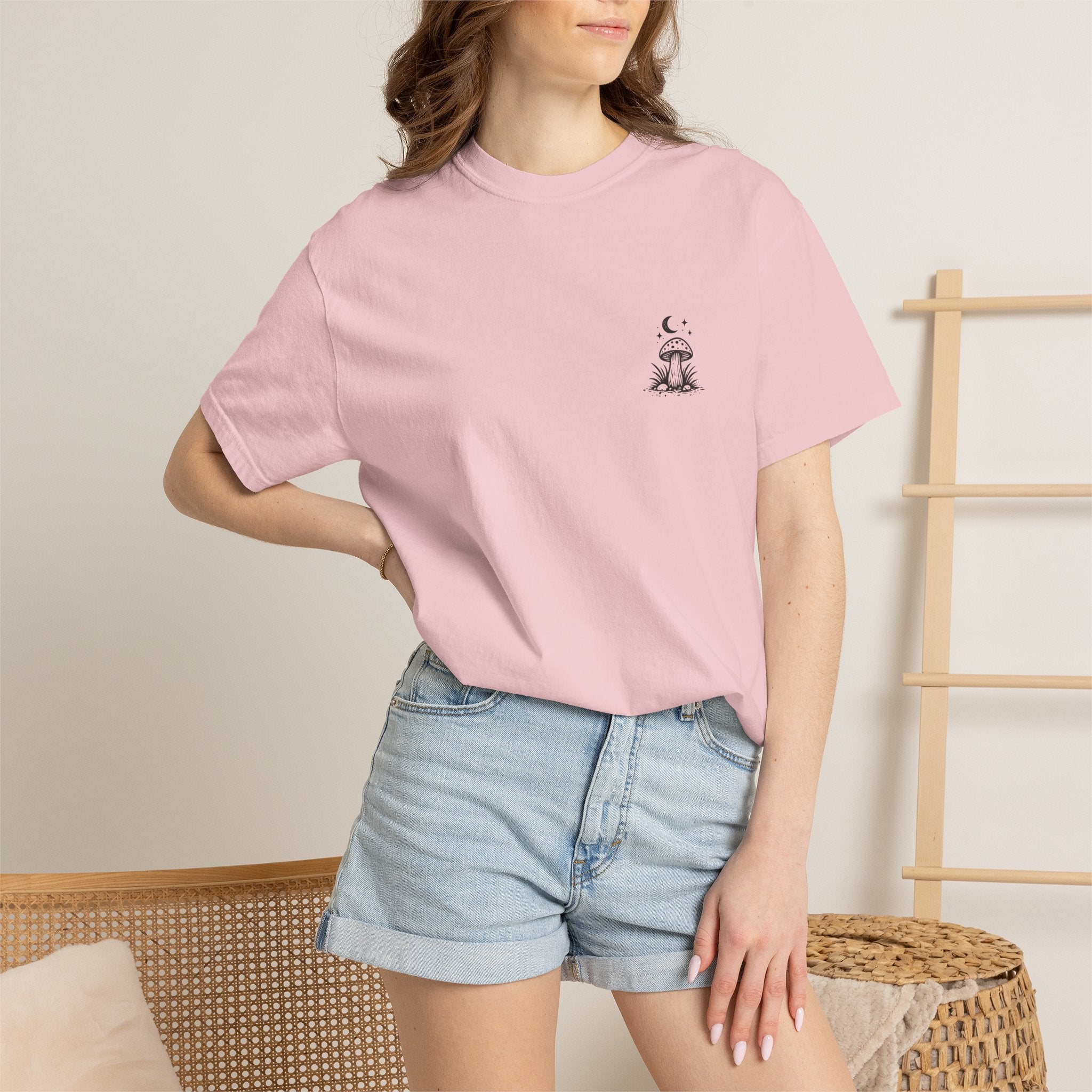 T-Shirt — "Out Here Minding My Business" Mushroom Graphic Tee
