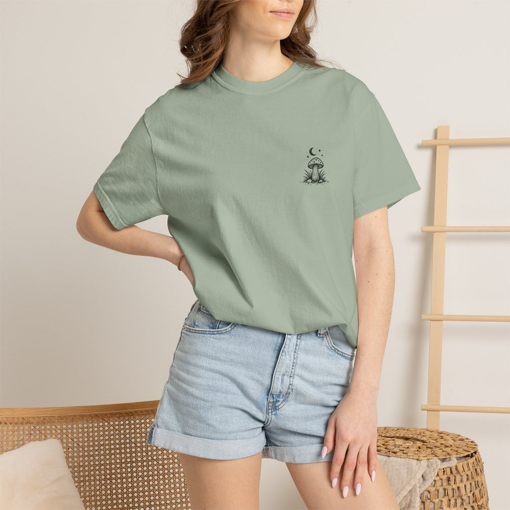 T-Shirt — "Out Here Minding My Business" Mushroom Graphic Tee