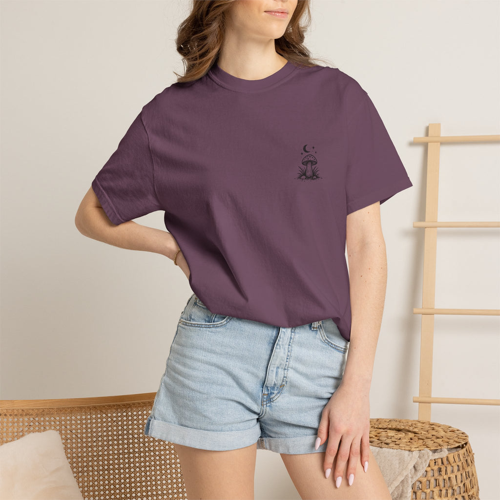 T-Shirt — "Out Here Minding My Business" Mushroom Graphic Tee