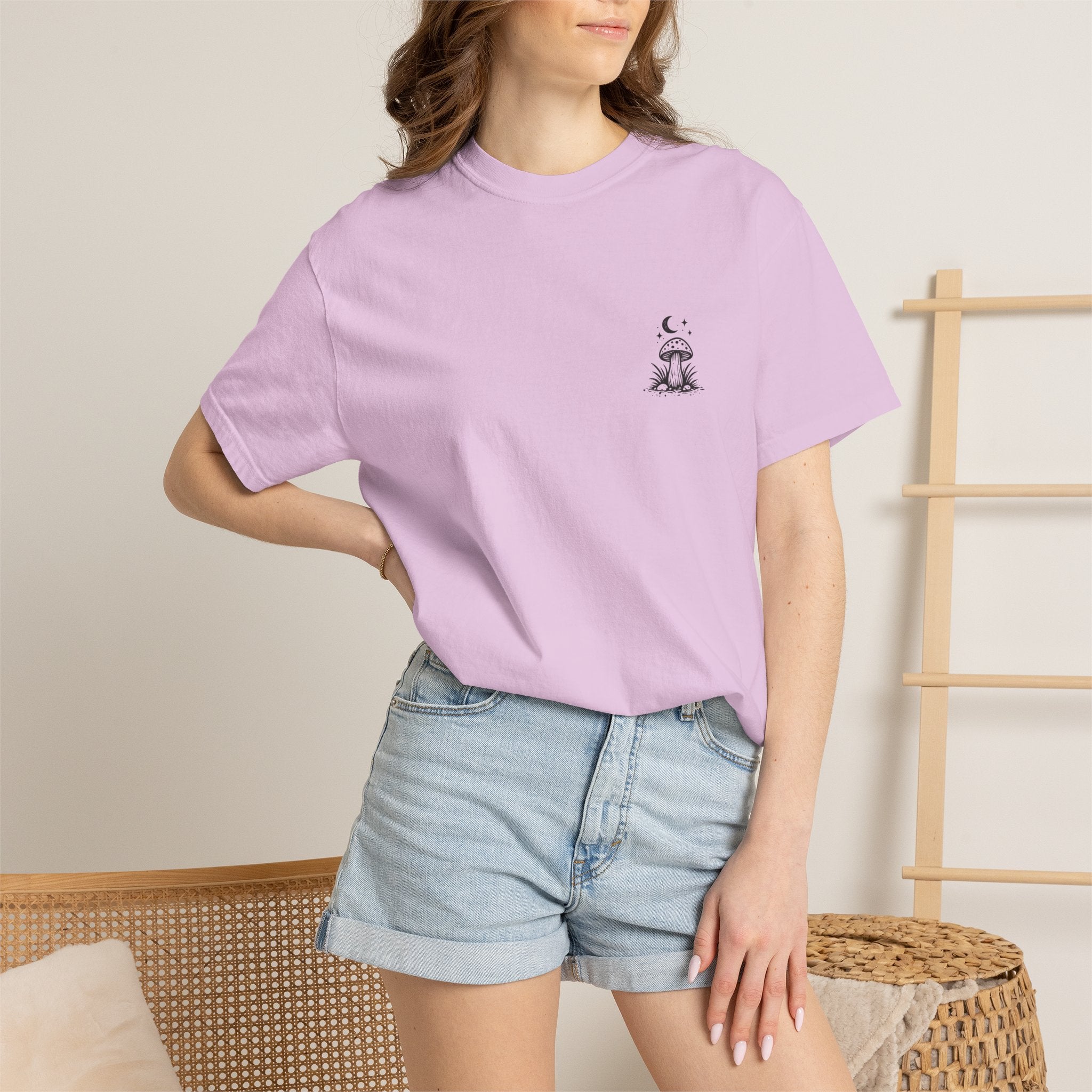 T-Shirt — "Out Here Minding My Business" Mushroom Graphic Tee