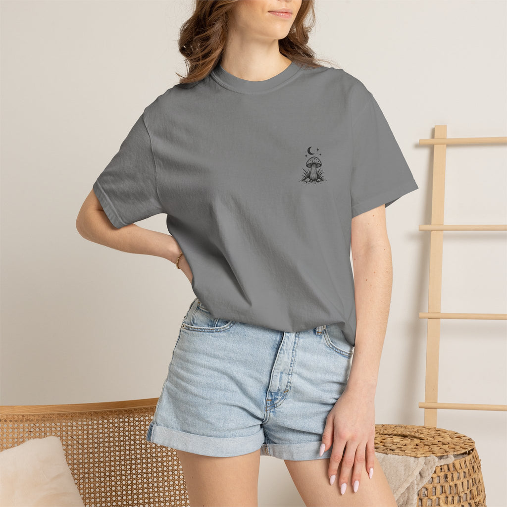 T-Shirt — "Out Here Minding My Business" Mushroom Graphic Tee