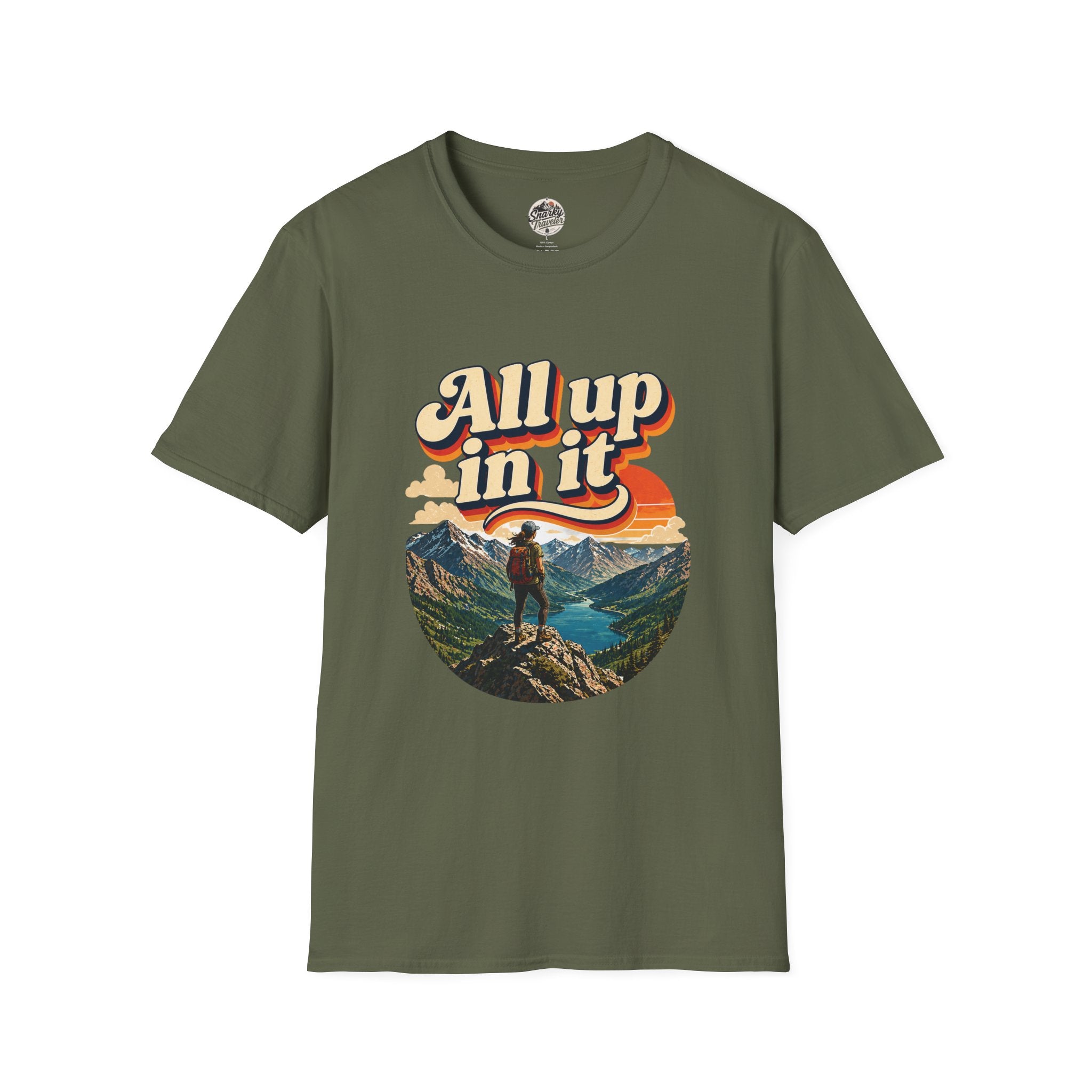 "All up in it" Hiking T-Shirt