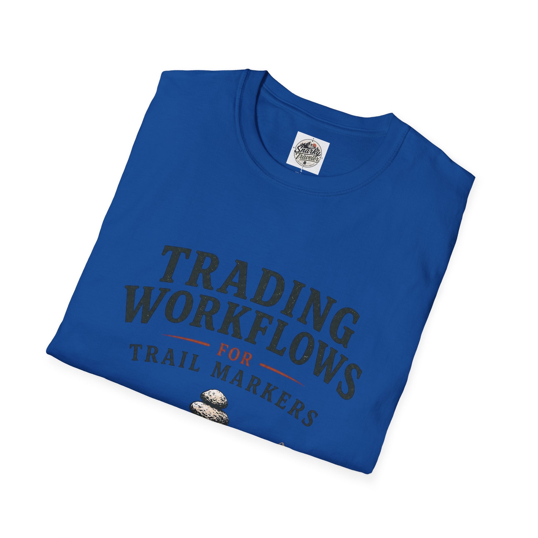 Trail Marker T-Shirt — "Trading Workflows for Trail Markers" Outdoor Hiking Tee