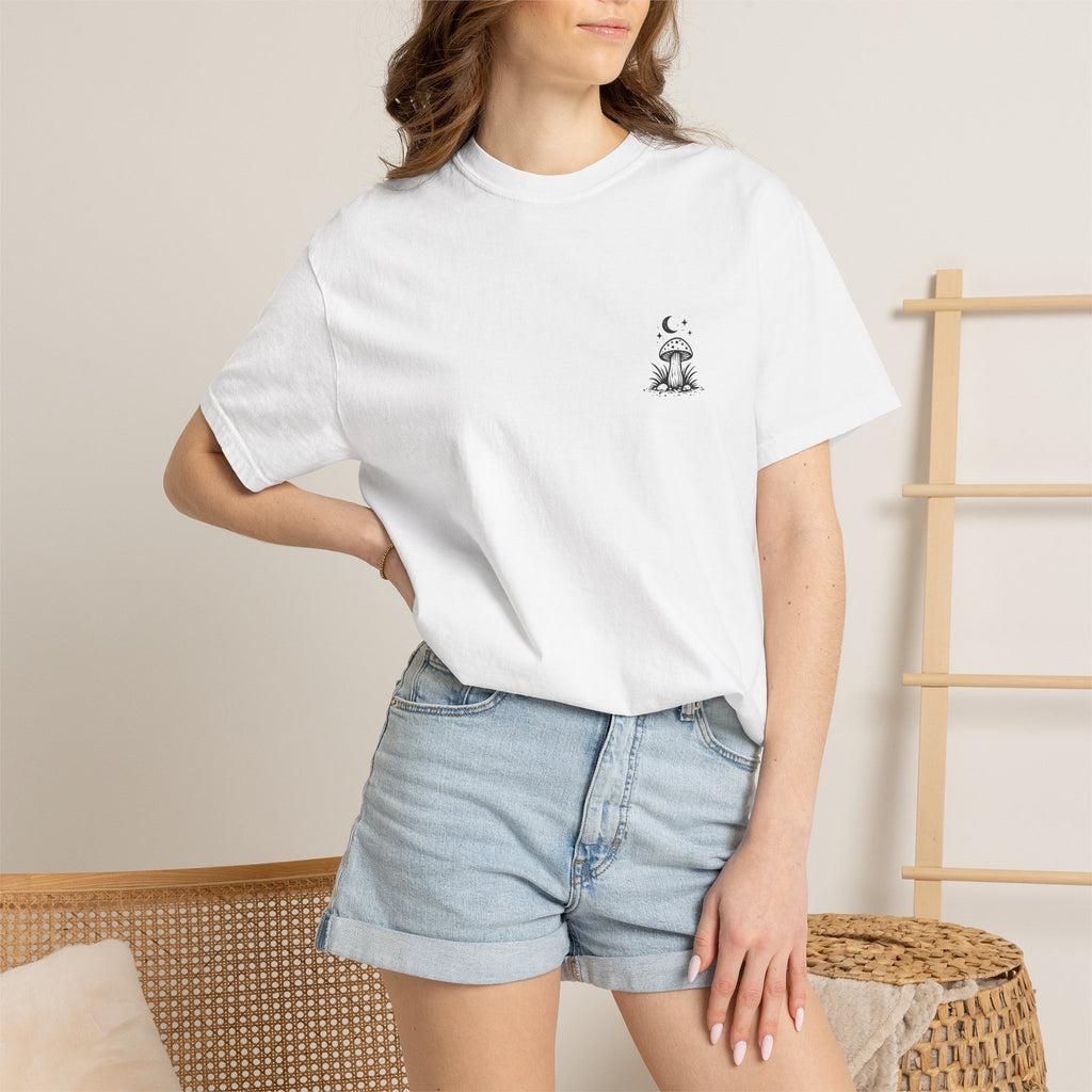 T-Shirt — "Out Here Minding My Business" Mushroom Graphic Tee