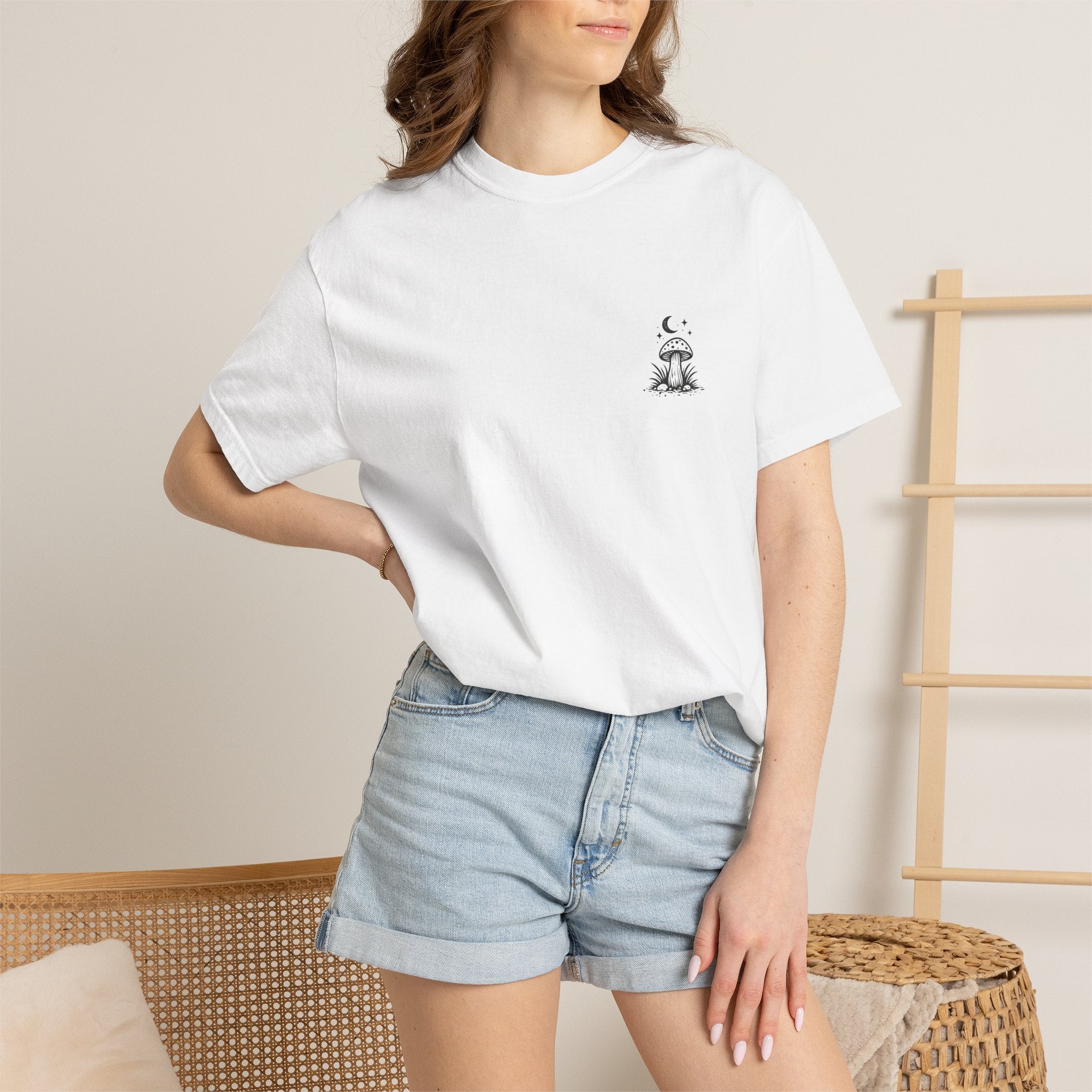 T-Shirt — "Out Here Minding My Business" Mushroom Graphic Tee