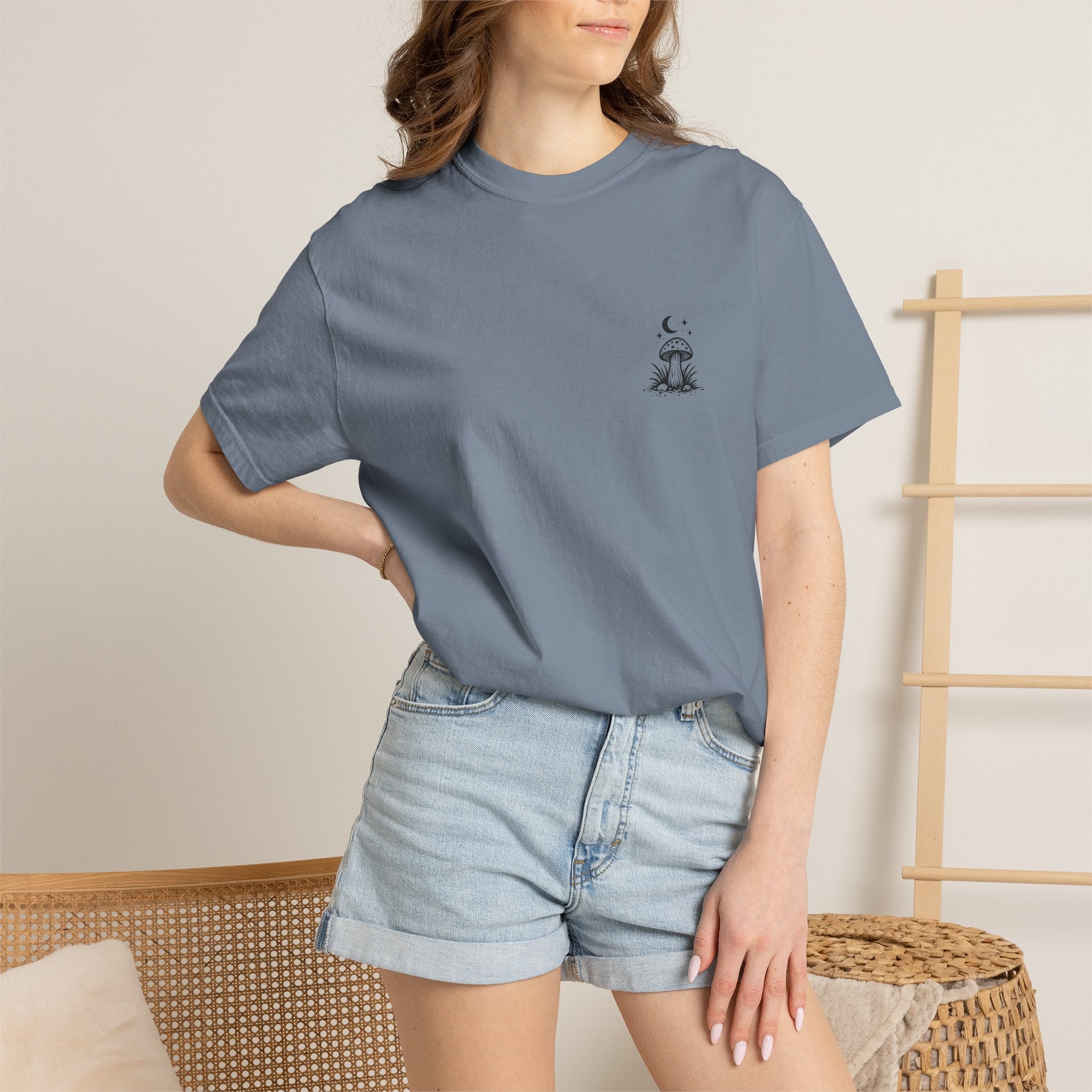 T-Shirt — "Out Here Minding My Business" Mushroom Graphic Tee