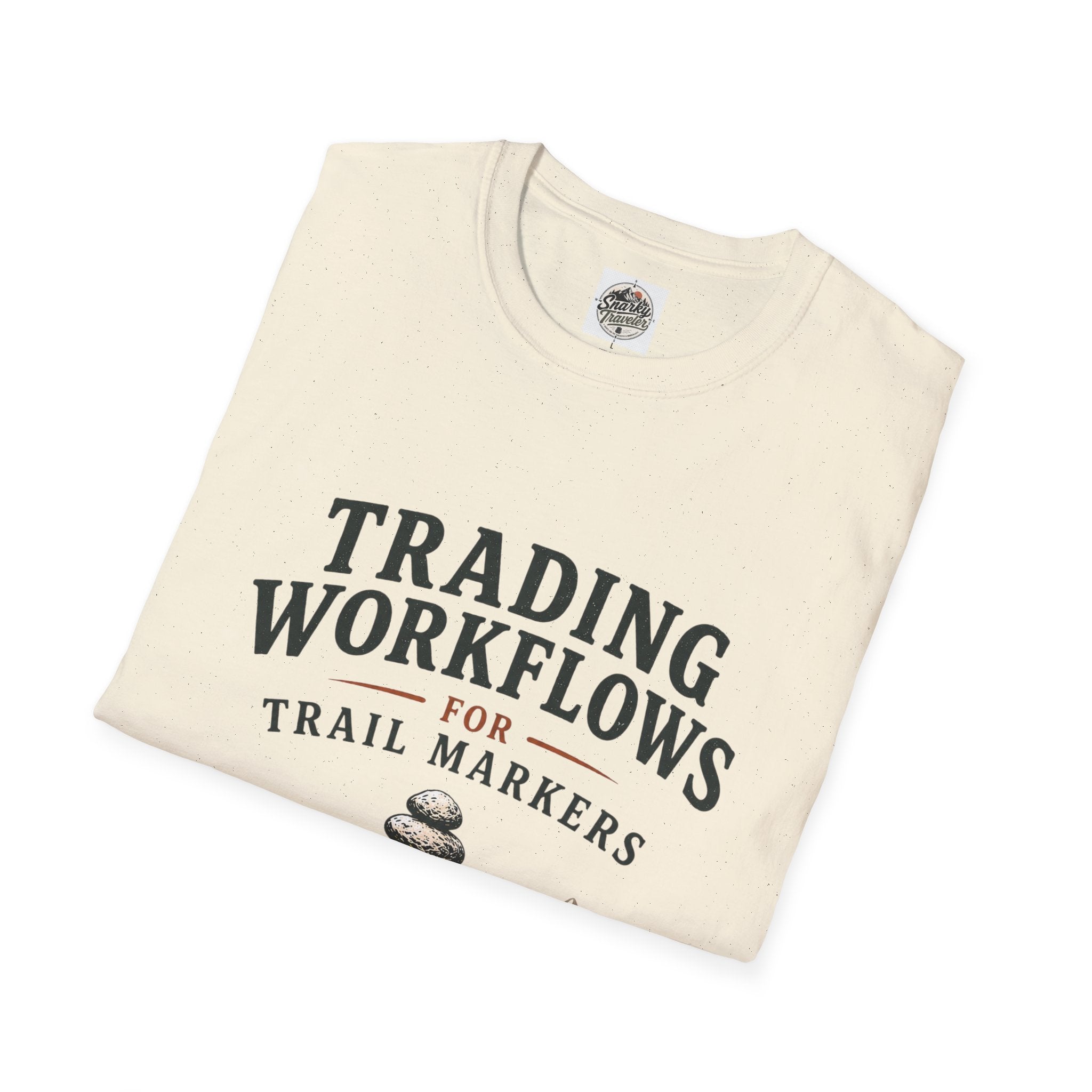 Trail Marker T-Shirt — "Trading Workflows for Trail Markers" Outdoor Hiking Tee