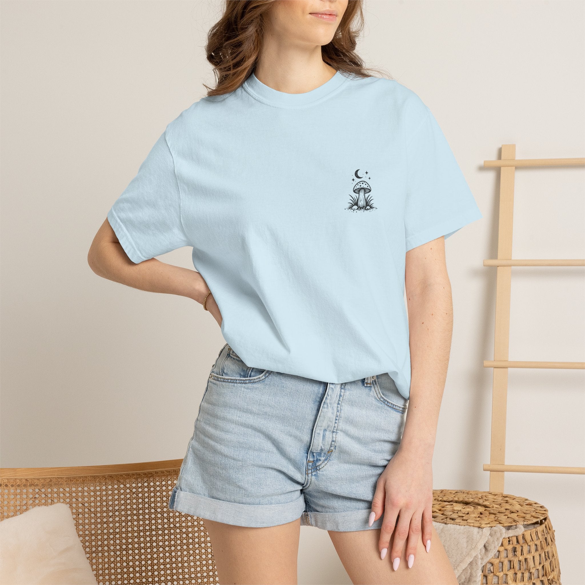 T-Shirt — "Out Here Minding My Business" Mushroom Graphic Tee