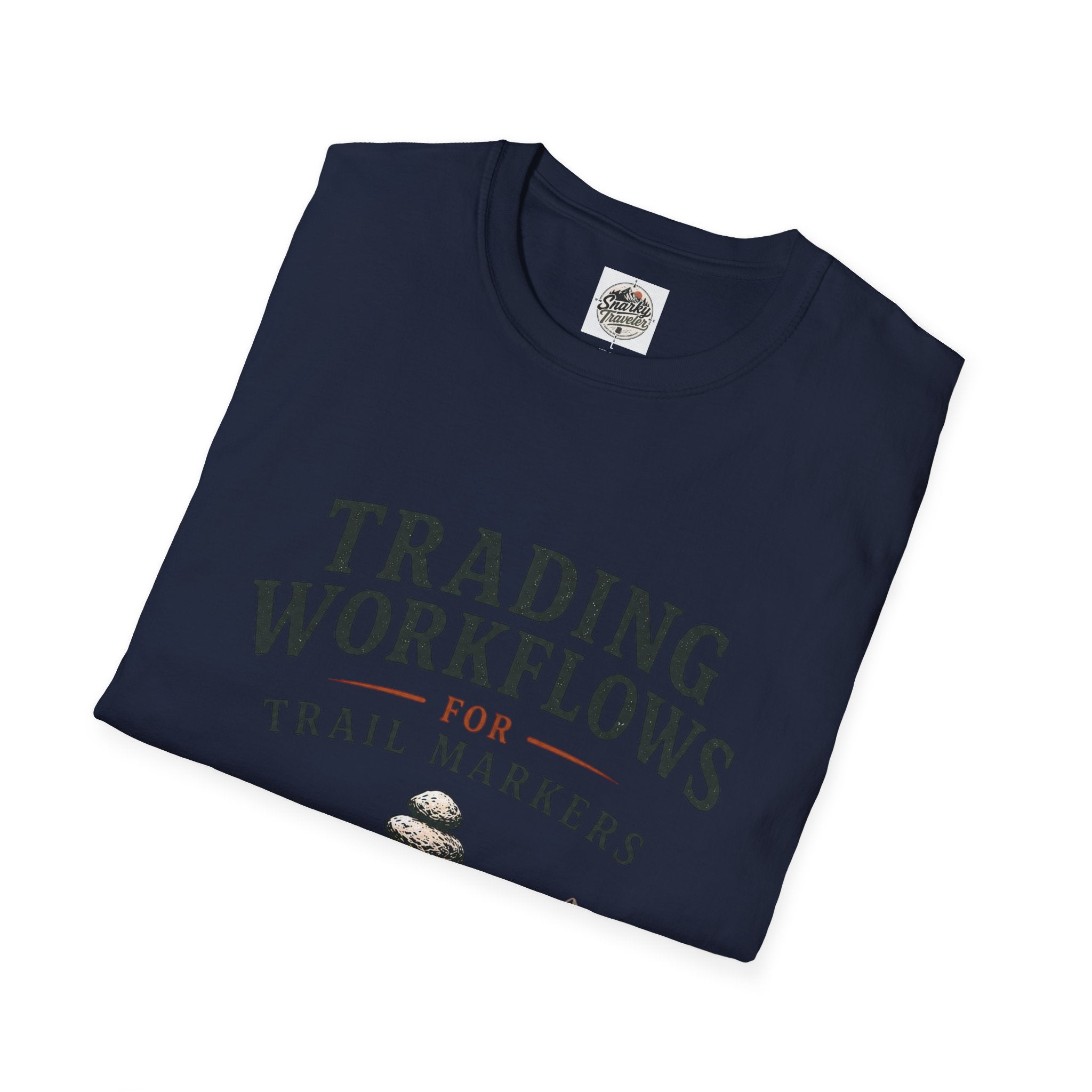 Trail Marker T-Shirt — "Trading Workflows for Trail Markers" Outdoor Hiking Tee